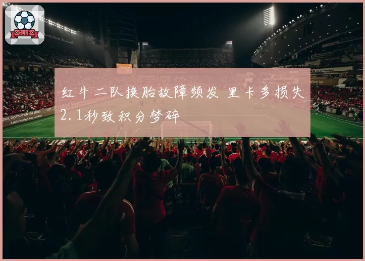 红牛二队换胎故障频发 里卡多损失2.1秒致积分梦碎