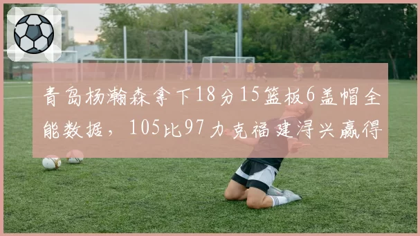 青岛杨瀚森拿下18分15篮板6盖帽全能数据，105比97力克福建浔兴赢得卡位关键战