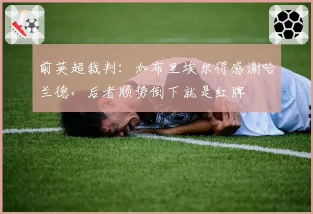 前英超裁判：加布里埃尔得感谢哈兰德，后者顺势倒下就是红牌